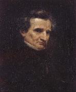 Gustave Courbet Portrait of Hector Berlioz oil painting on canvas
